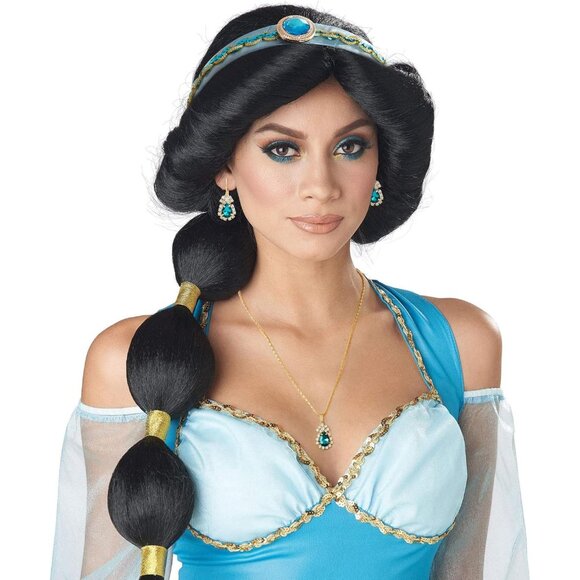 Arabian Princess Costume Jewelry Set Headband Magic Lamp Accessories Halloween - Picture 5 of 6